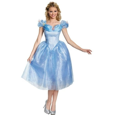 Morris Costumes DG87039F Cinderella Movie Deluxe Adult Costume, Size 18-20