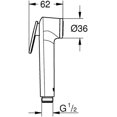 thumbnail image 2 of Trigger Spray Hand Shower Head Handset Chrome finish, 2 of 3