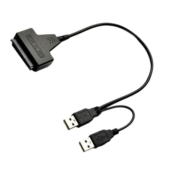 SATAs HDDs to USB Converters Cable with 12V Power Supply for Laptop Hard Drives Expansion, Plug and Play