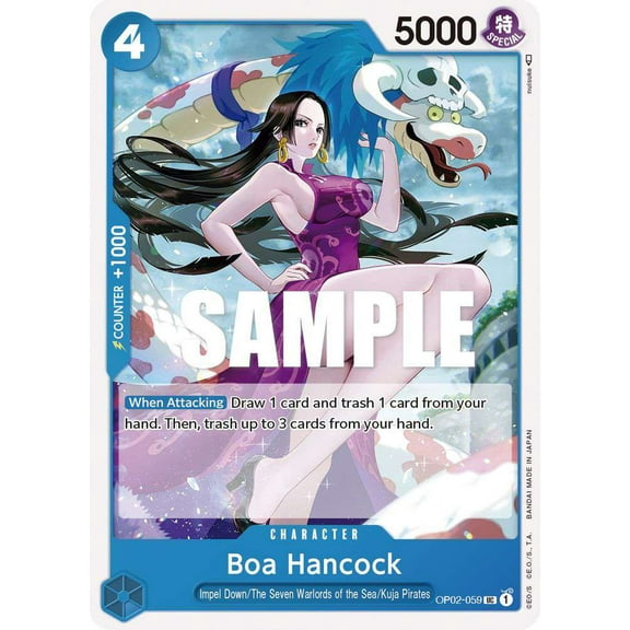 One Piece Paramount War Uncommon Boa Hancock OP02-059