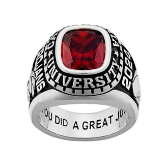 Keepsake Personalized Men's Classic Square Class Ring available in