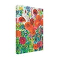 thumbnail image 2 of Tara Funk Grim 'Vivid Poppy Collage I' Canvas Art, 2 of 3