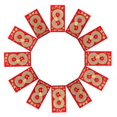 thumbnail image 1 of a refined and professional product description based on your input:\n\n \n\n**12pcs Glitter Matte Red Chinese New Year Envelopes – Year of the Snake, 1 of 5