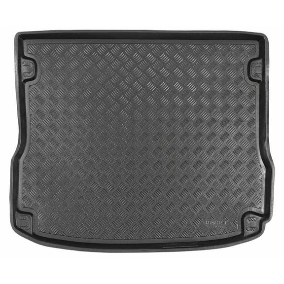 Rezaw-Plast Cargo Mat for Audi Q5 2009 2010 2011 2012 2013 2014 2015 2016 2017 Custom Fit PE Rubber Odorless Molded Anti-Slip Surface All Weather Trunk Liner Black