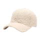 thumbnail image 1 of Gorras de béisbol de invierno cálidas, gorra de hip hop de lana sintética de cordero para hombres y mujeres, 1 of 3