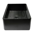thumbnail image 7 of ALFI brand ABFS3320S-BM Black Matte Workstation 33" x 20" Single Bowl Step Rim Fireclay Farm Sink with Accessories, 7 of 7