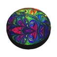 thumbnail image 3 of Gaeub Pride Rainbow 14-17in Tire Cover, Spare Tire Cover, for Camper Caravan, Trailer, Car, Truck, SUV, Jeep - 17 inch, 3 of 9