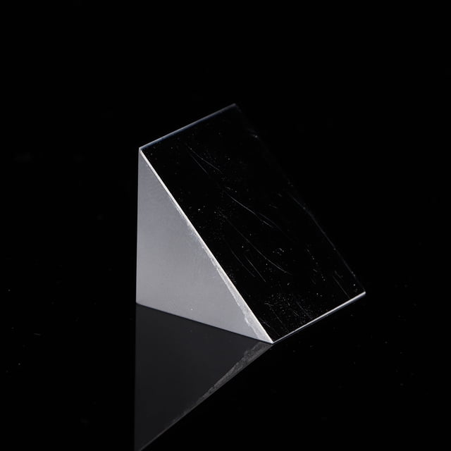 Prisma De Vidrio óptico, Prisma Triangular De K9 Prisma Triangular De Vidrio óptico Para Enseñar Vidrio De Espectro De Luz, Boroscopios, Componentes Mecánicos