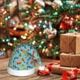 thumbnail image 6 of Fuzoiu Artoon Transport Print Santa Hat Christmas Hat for kids,Santa Hats with Pompom, Unisex Xmas Holiday Hat for Christmas New Year Festive Party Supplies, 6 of 6