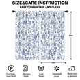 thumbnail image 2 of Blackout Kids Curtains,Pioneer Flower Floral Print Pattern Childrens Insulated Curtains Set Of 2,Bedroom Essentials,Toddler Room Decor 42"x84", 2 of 5