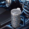 thumbnail image 6 of Leopard Print 40oz Tumbler– Stainless Steel Insulated Tumbler with Handle and Straw, Large Capacity Travel Cup for Hot & Cold Drinks, 6 of 6