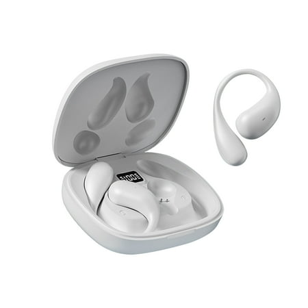 CASAFUN Open Ear Headphones Wireless Bluetooth 5.3 Open Ear Earbuds 48 Hours Playtime Waterproof Sport Running Earbuds with Earhooks Compatible with iPhone Android TV
