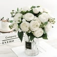 thumbnail image 3 of Youkk 2pcs Easy To Clean – Realistic Appearance – Artificial Flowers For Wedding purple 1Set, 3 of 6