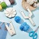 thumbnail image 5 of Juego de 3 piezas de herramienta de madera para hacer pompones, bolas de lana con forma de flor en Y, ideal para manualidades y tejido de lana., 5 of 6