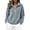 84Blue481, variant on XAOFW Half Zip Sweatshirts For Women Long Sleeved Turndown Collar Loose Fitting Casual Warm Pullover Sweatshirts Breathable Tops L