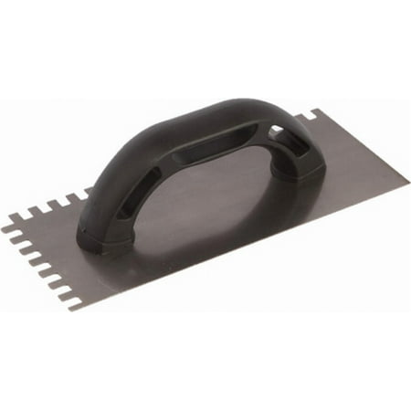GOLDBLATT INDUSTRIES LLC 9-1/2 x 4-1/2-Inch Square-Notch Trowel