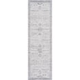 thumbnail image 2 of Bliss Rugs Bailey Transitional 2' x 7' Gray and White Indoor Outdoor Area Rug, 2 of 8