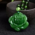 thumbnail image 5 of HOOUN Classic Natural Chinese Agate Pendant Jade Necklace Blessing Lucky Amulet Gifts-A19, 5 of 9