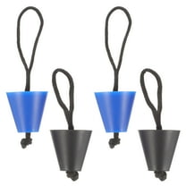 Worgeous 4 Pcs Water Stopper Drain Plug Scupper Plugs for Kayak Boat
