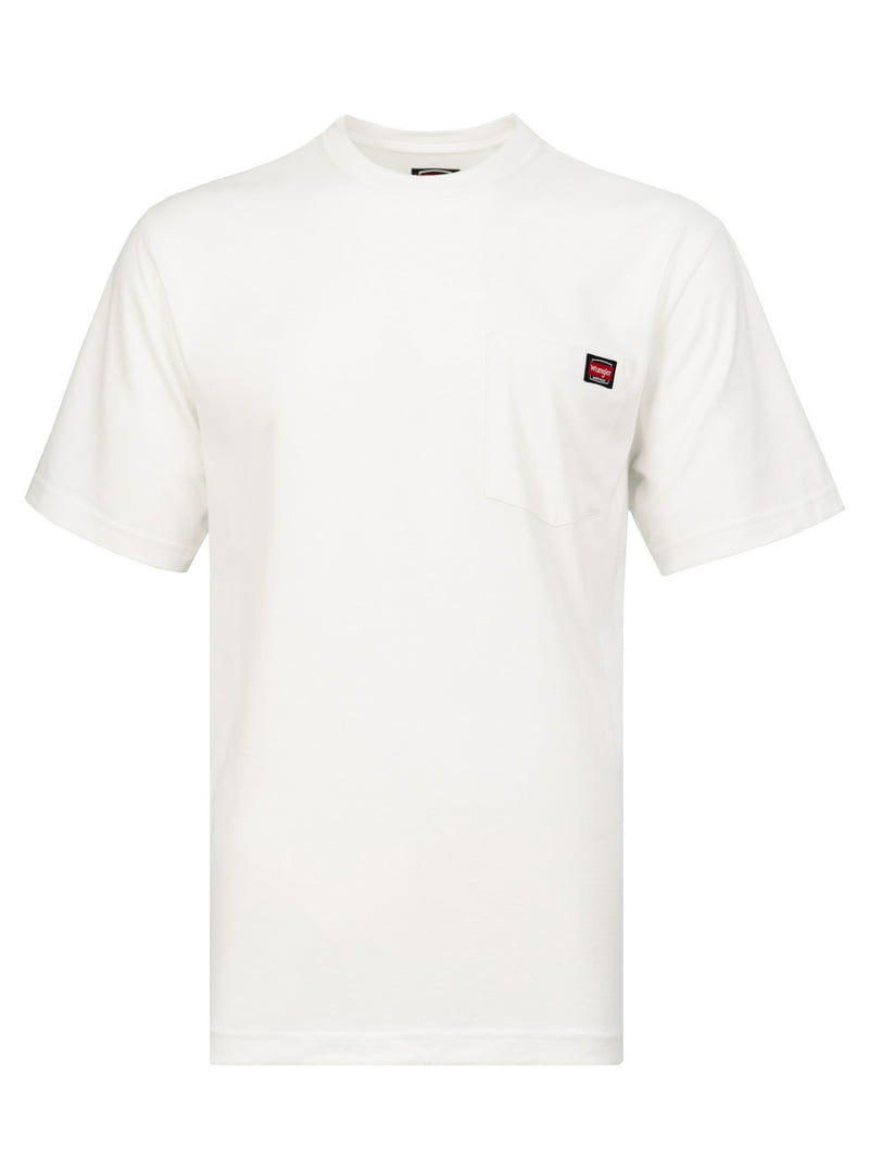 T-shirt Wrangler Homme Blanc - Taille M - Coton - Neuf Avec étiquettes - Coupe Regular
