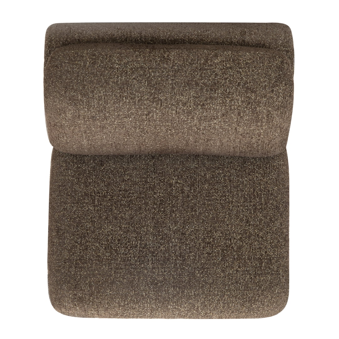Safavieh Ainslie Performance Fabric Modern Accent Chair, Dark Brown