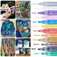 thumbnail image 4 of Acrylic Paint Marker Pens Medium Reversible Tip colorfairy Water Based Paint Set, 4 of 11