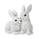 thumbnail image 2 of Estatua de conejo, adorno decorativo para mesa de Pascua, adorable, ideal como regalo, conejo de resina. Blanco, 2 of 9