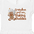 thumbnail image 4 of Inktastic Grandma And I Are Baking Buddies Girls Toddler Dress, 4 of 5