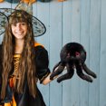 thumbnail image 4 of PATLOLLAV Christmas Goth Octopus Plush Marine Toy,Cute Soft Octopus Stuffed Dolls,Xmas Octopus Throw Pillow,Black Octopus Plushie Dreadful Ocean Gifts,9.4 Inch,Christmas Clearance, 4 of 4
