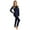 Navy (1 Pack), variant on Angelina Womens Velvet Long Sleeve Thermal Set (1-Pack)
