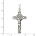 thumbnail image 2 of Beautiful Sterling Silver Antiqued Iona Crucifix Pendant, 2 of 2