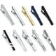 thumbnail image 2 of Juego de pasadores de corbata para hombre, clip para barra de corbata, negro, plateado, dorado, para bodas, negocios, con caja de regalo, 2 of 5