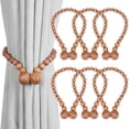 thumbnail image 1 of Juego de 6 cuentas magnéticas de madera KLOGTSIND para cortinas, 1 of 7