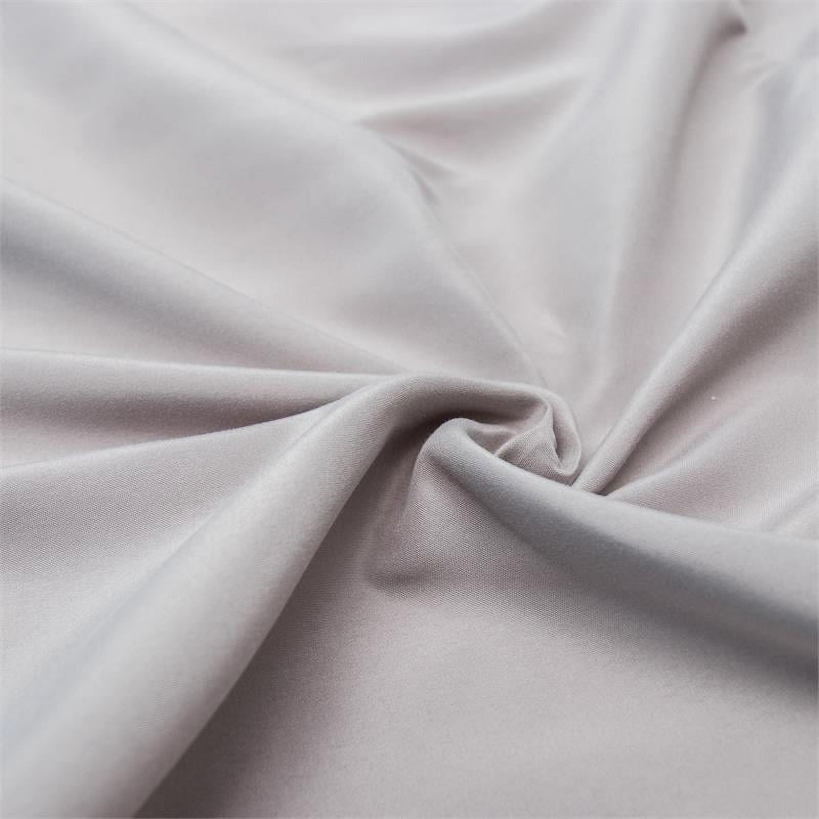 Simply On Bed Skirt Polyester 14 Inch Drop Pleated, King, Gray