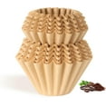 thumbnail image 3 of Coffee Filters Natural Unbleached Brown Biodegradable Extra Cup for Commercial, Home Coffee Maker Extra High Extra Wide,Anti ground(50 Pcs), 3 of 6