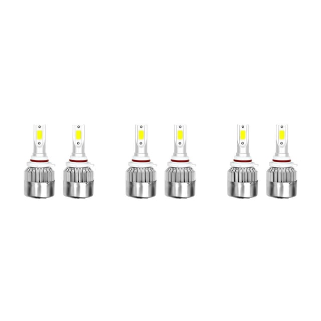 Kenally 1 par de bombillas de luz alta y baja para coche COB LED faro 36W 6000K bombilla delantera accesorio automotriz Type3 NO3 Kenally CBP127194