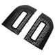 thumbnail image 2 of Cubierta embellecedora de rejilla de luz antiniebla negra brillante LR129432 Reemplazo para Land Rover Defender 90 110 130 L663 2020 y posteriores, 2 of 19