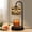 Pattern 3, variant on Candle Warmer Lamp with Timer Dimmer Floral Longhorn Skull Boho Roses Feathers Rustic Wood Candle Lamp Warmer for Jar Candle with 4 Bulbs Gifts for Women House Warming Gifts