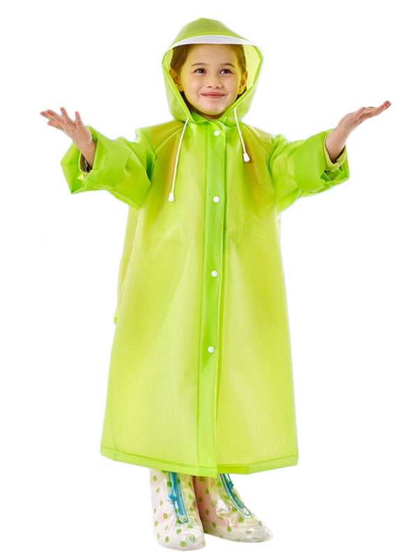 Kids Portable Raincoat Rain Poncho with 