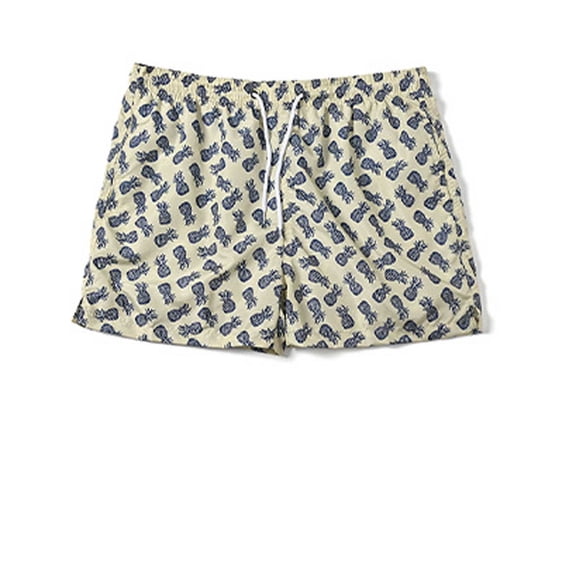 Guluxicc Men's Swim Trunks 3 Inch Light Weight Drawstring Casual Swim Shorts Breathable Bathing Suits for Summer Vacation