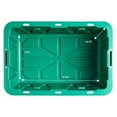 thumbnail image 5 of Homz 9009215 12.25 x 26 x 17.75 in. 15 gal Storage Container, Green & Red - Pack of 6, 5 of 6