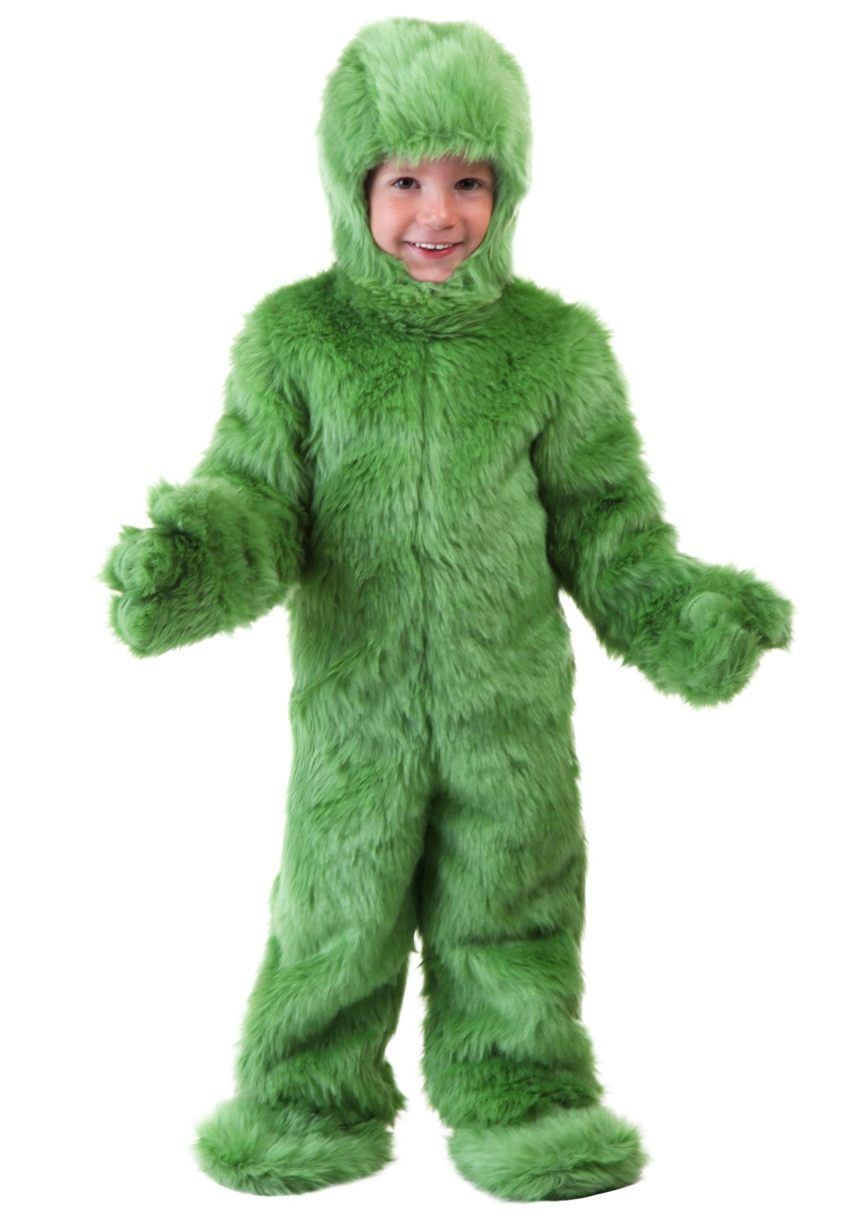 FUN Costumes - Toddler Green Furry Jumpsuit - Walmart.com - Walmart.com