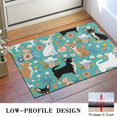 thumbnail image 3 of Chihuahua and Flower Florals Door Rugs,Washable Non Slip Door Mats Indoor,Decorative Door Mats,Entry Mat Indoor for Entrance,Bedroom,Kitchen,Bathroom,16"x24", 3 of 6