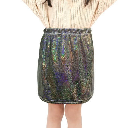 

Toddler Girl Dresses Party Holiday Party Colour Blocking Tutu Carnival Dance Performance Skirt Poncho Cheerleader Sequin Pleated Girls Clothes