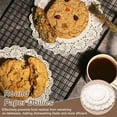 thumbnail image 4 of 100pcs Doilies de Papel Redondos Desechables de Encaje de 5" Color Blanco, 4 of 6