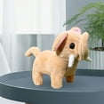 thumbnail image 3 of Elefante electrónico Perfke Peluche Marrón Claro, 3 of 9
