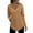Khaki, variant on UJNDER Women's Hooded Sweatshirt V Neck Drawstring Pocket Plaid Pullover Long Sleeve Casual Blue M