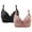 Pink, variant on Abomasnow 2 Pack Bras for Women Full Cover Compression Bra No Underwire Unlined Bras Soft Breathable Lightweight Padded Bras