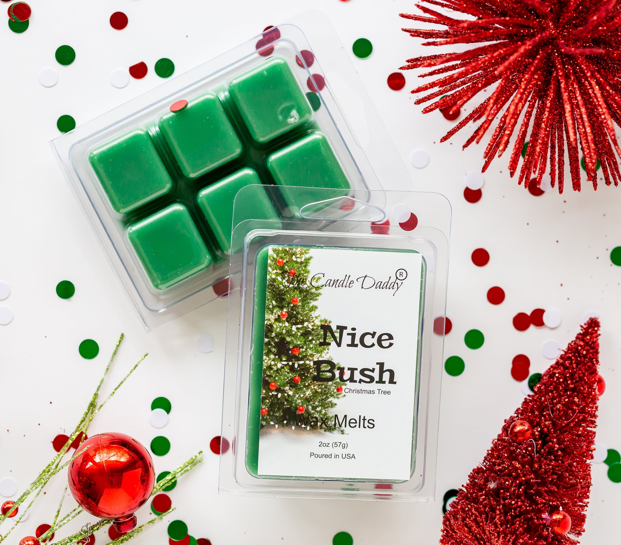 Christmas Tree Scented Wax Melts, ScentSationals, 2.5 oz (1 Pack)