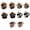 Flower, variant on Small Hair Clips,Acetic Acid Flower Mini Claw Jaw Clips,No-Slip Cute Decoration Buns Clip,Pining Bangs, Grip, Classic Clamp Clips  for Girl Women Thin Thick Hair Styling(10 PCS)